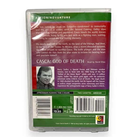 CASCA Abridged by Barry Sadler Audio Book Cassette Tape 2000 Novel Lot of 3 New - Picture 8 of 10